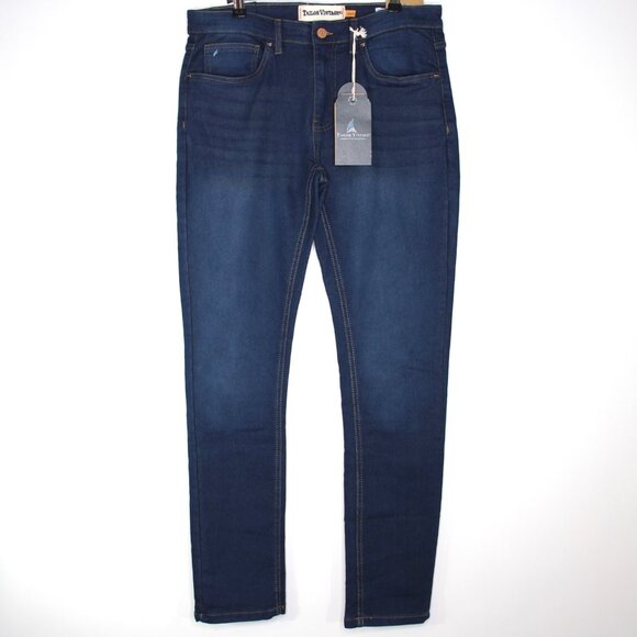 Tailor Vintage Mens 32 x 32 Canaan Slim Fit Stretch Jeans NEW F1313 - Picture 1 of 7